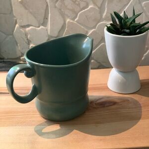 WOODS | Vintage Dark Green Creamer / Jug